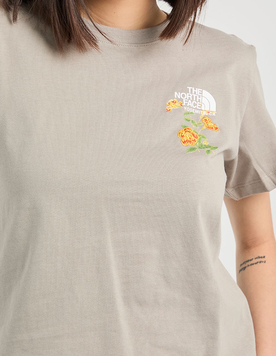 Playera manga corta cuello redondo para mujer 4