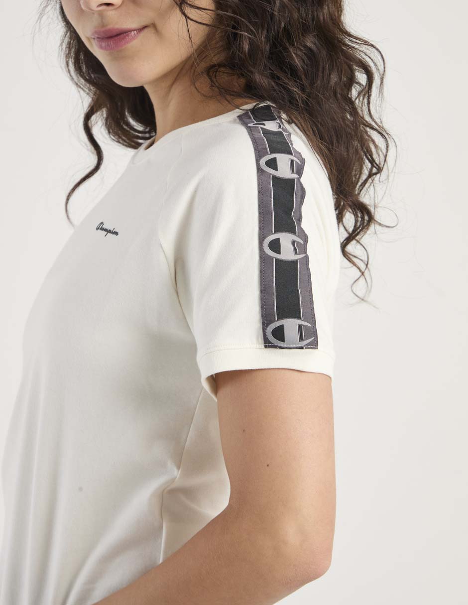 Playera manga corta champion cuello redondo para mujer