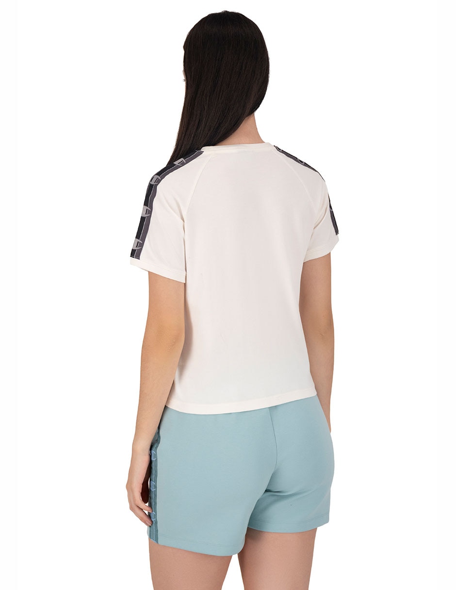 Playera manga corta champion cuello redondo para mujer