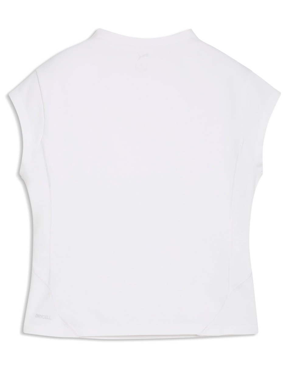 Playera manga corta Puma cuello alto para mujer