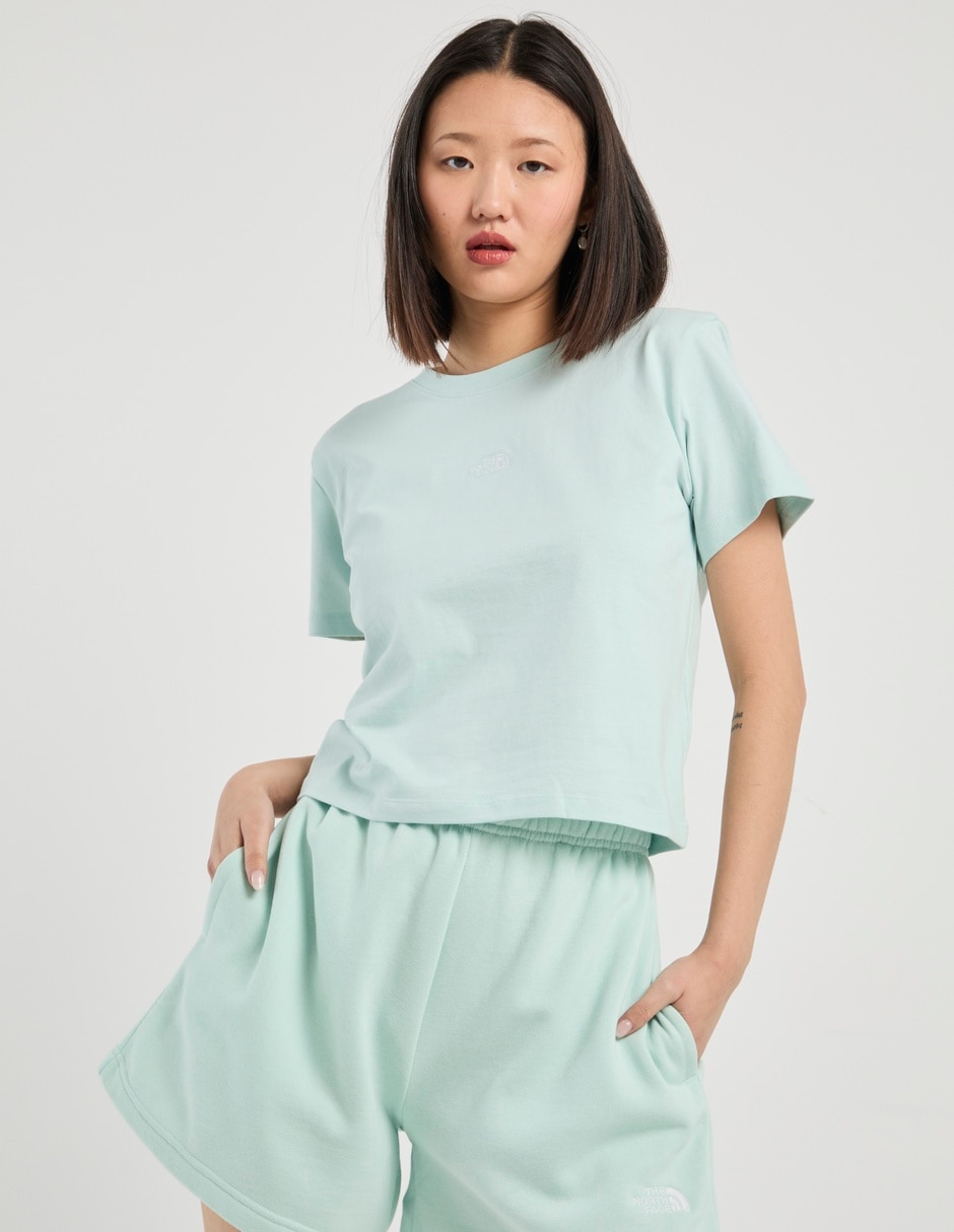 Playera manga corta The North Face cuello redondo para mujer