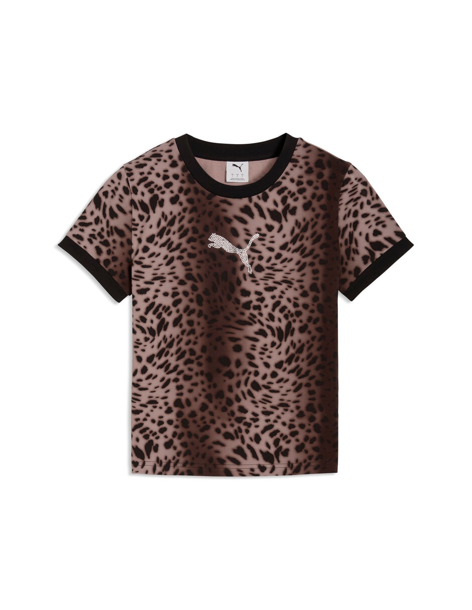 Playera manga corta cuello redondo para mujer Playera manga corta cuello redondo para mujer