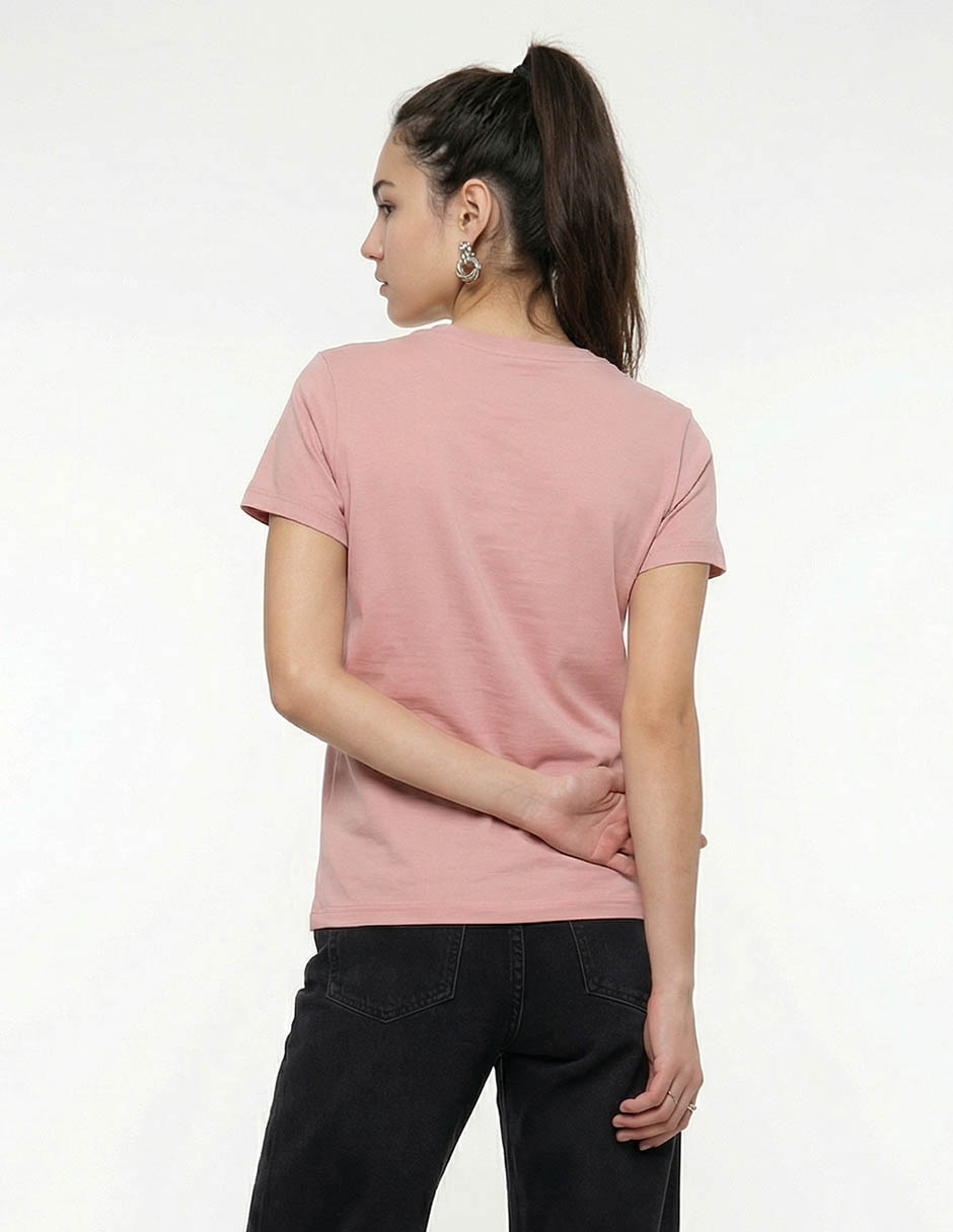 Playera manga corta Puma cuello redondo para mujer