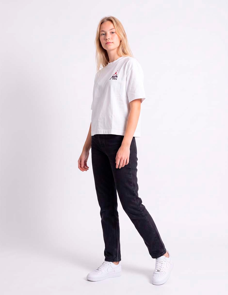 Playera manga corta cuello redondo para mujer 3