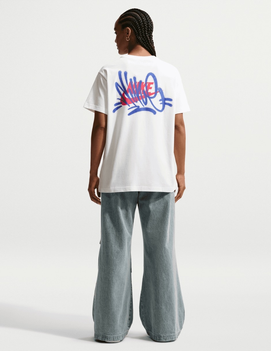 Playera manga corta W NSW NK CLSC BF Tee GRF2 cuello redondo para mujer 5