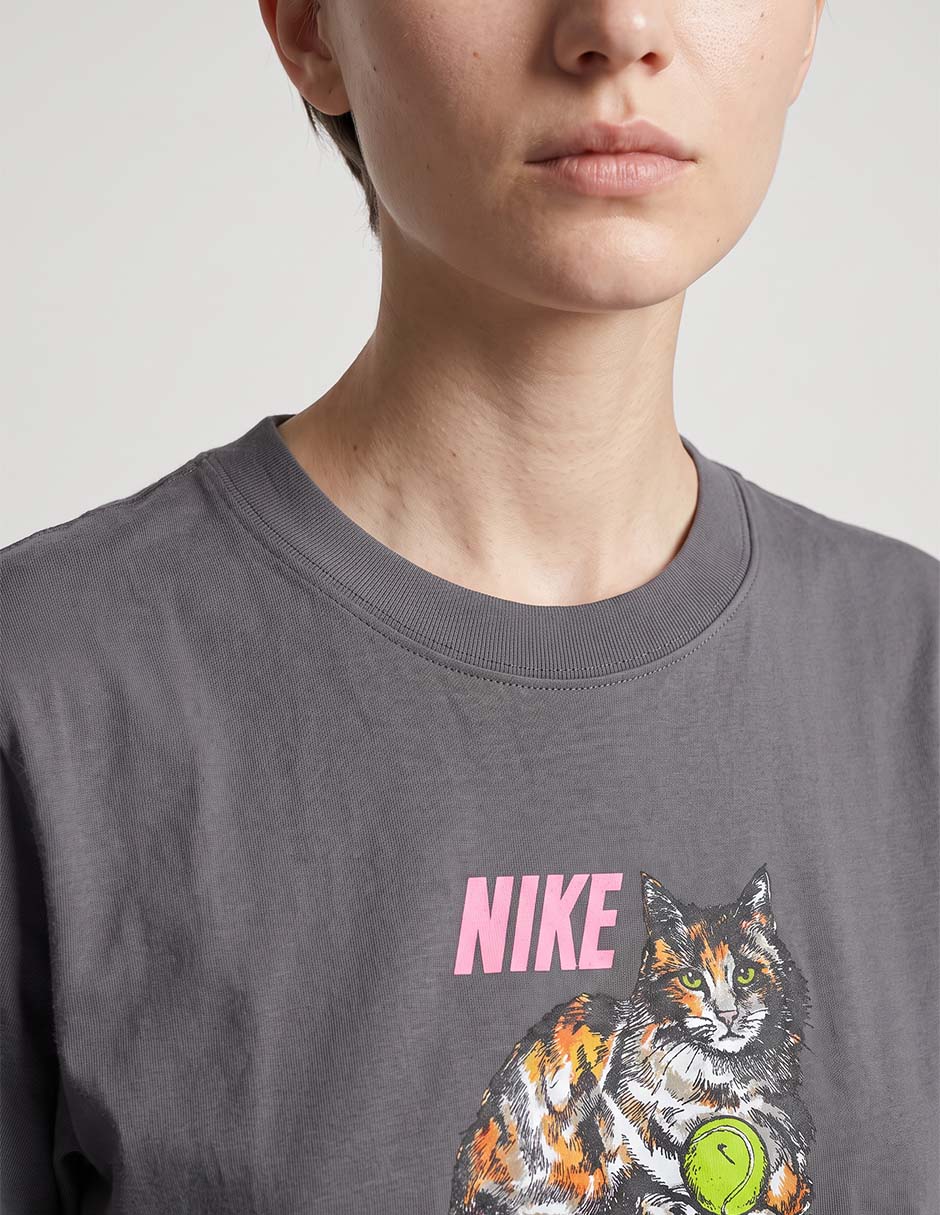 Playera manga corta cuello redondo para mujer 3