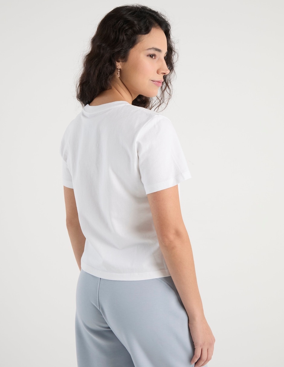 Playera manga corta para mujer 6