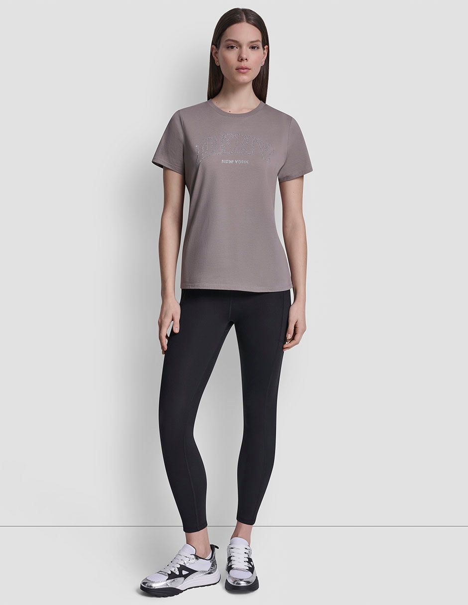 Playera manga corta cuello redondo para mujer 9