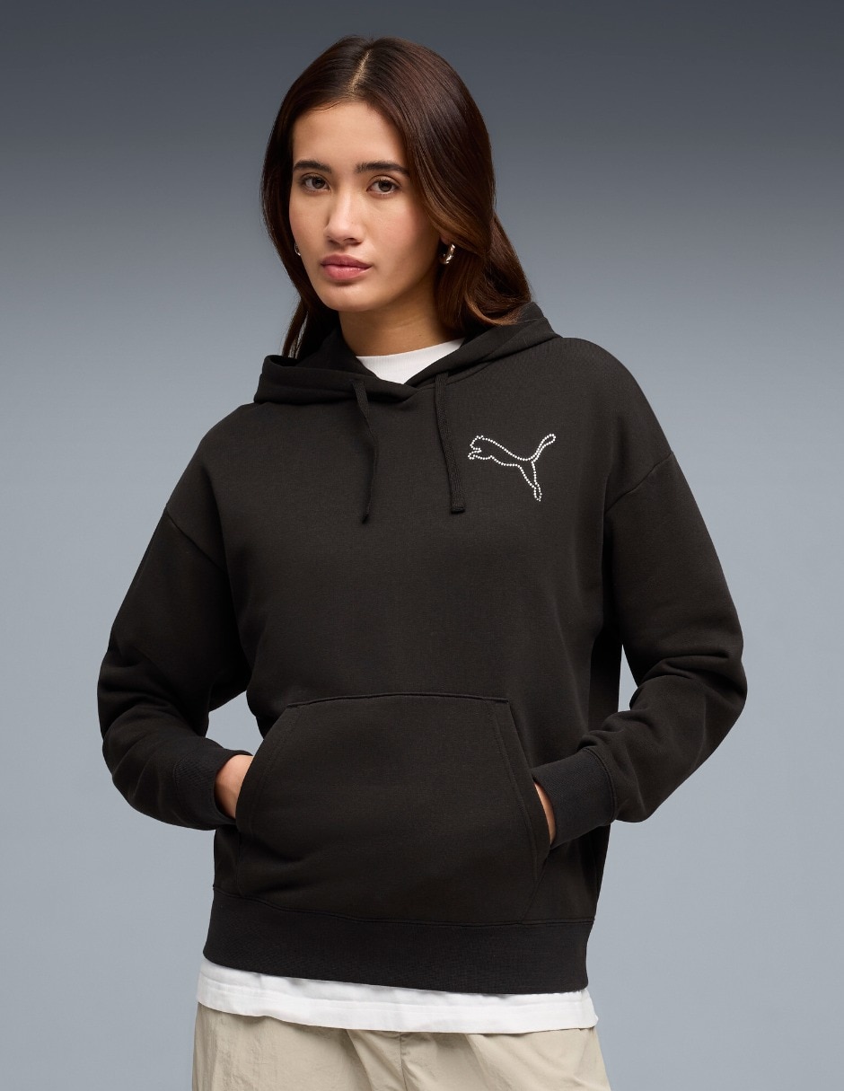 Sudadera con capucha Bedazzled para mujer Sudadera con capucha Bedazzled para mujer