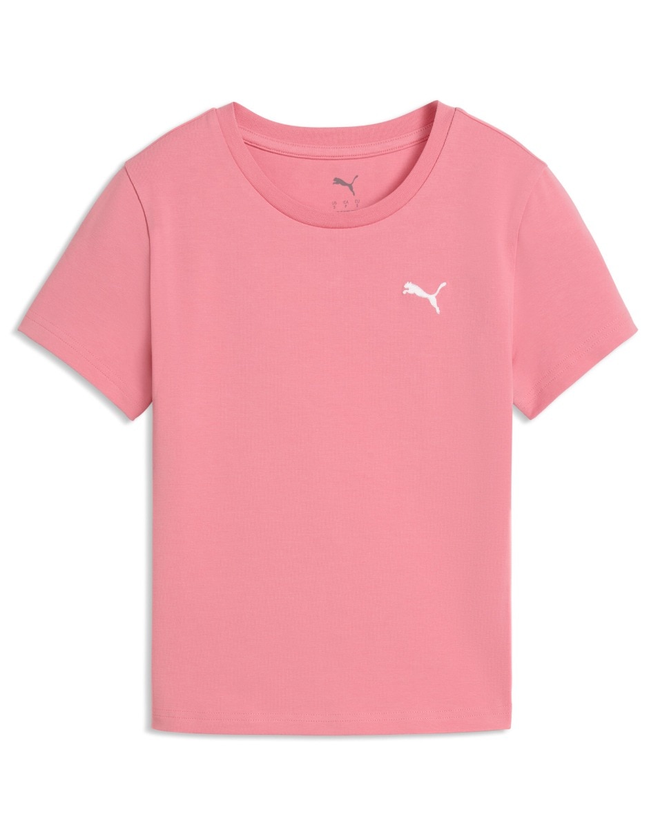 Playera manga corta cuello redondo mujer