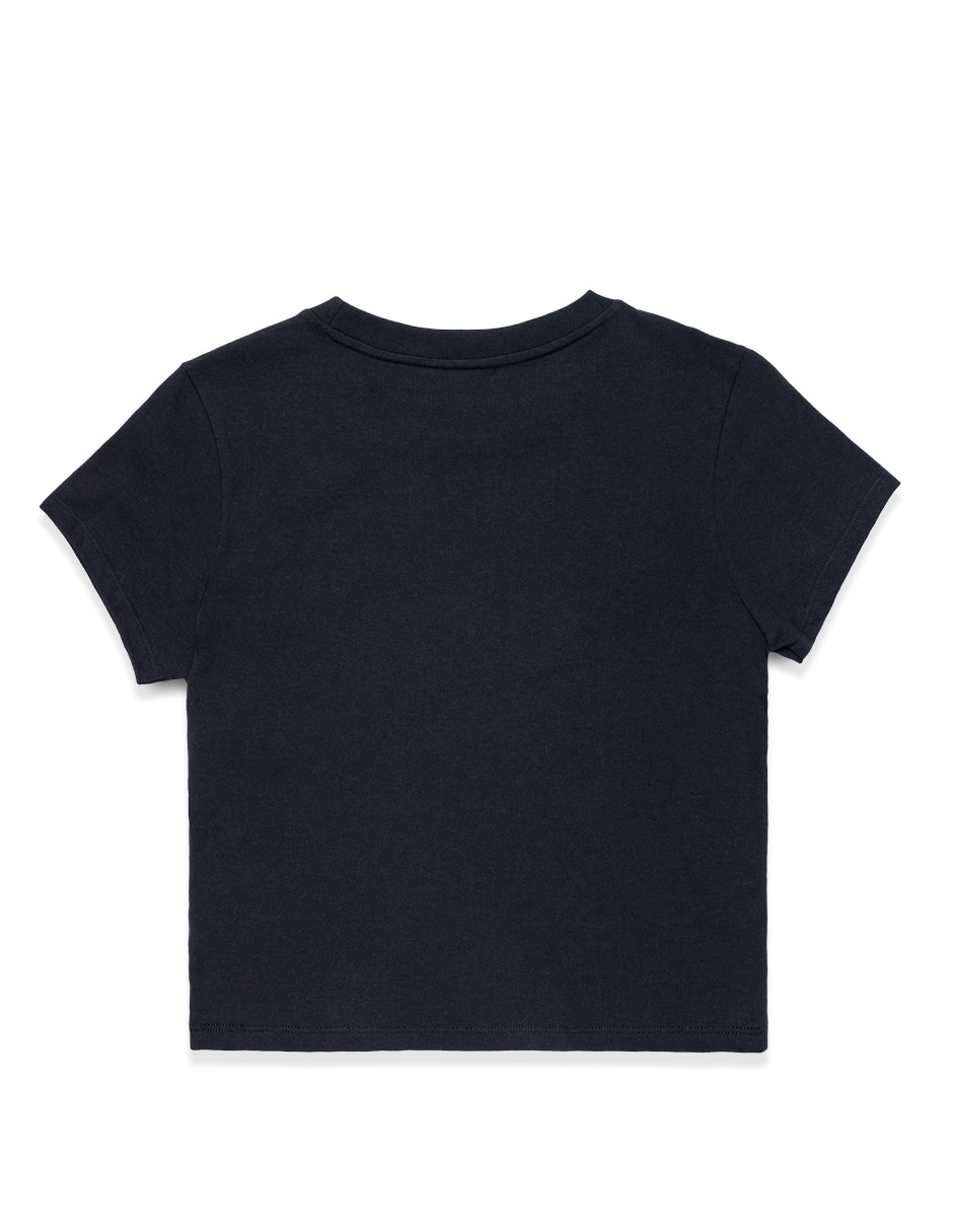 Playera manga corta Vans Starmarked Ss Baby Tee cuello redondo para mujer