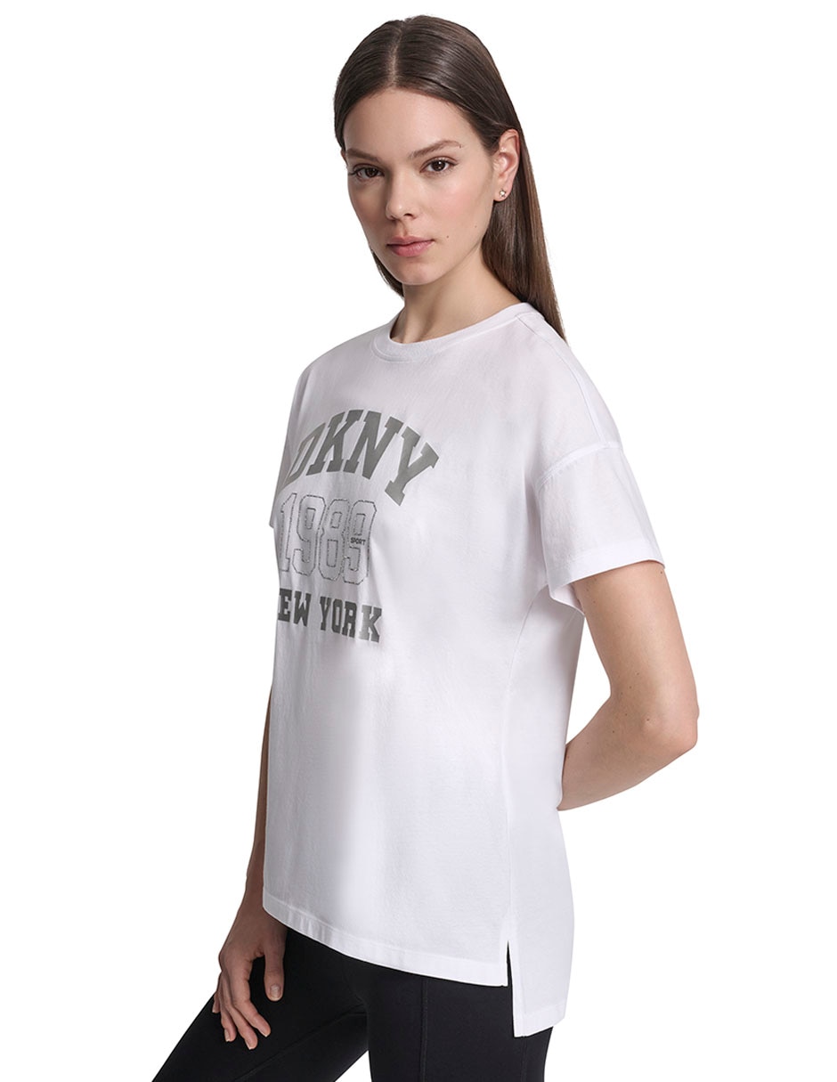Playera manga corta cuello redondo mujer Playera manga corta cuello redondo mujer