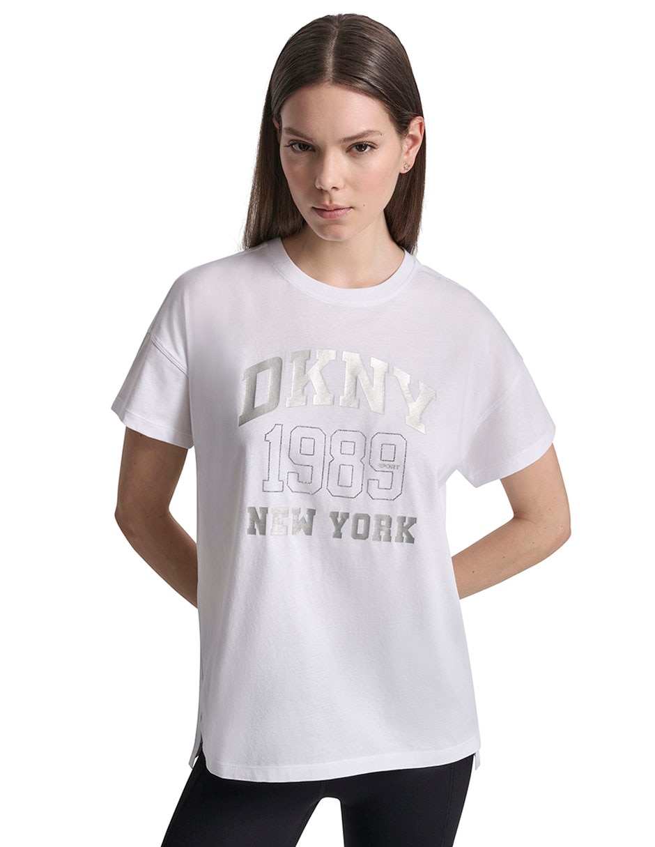Playera manga corta cuello redondo mujer 3
