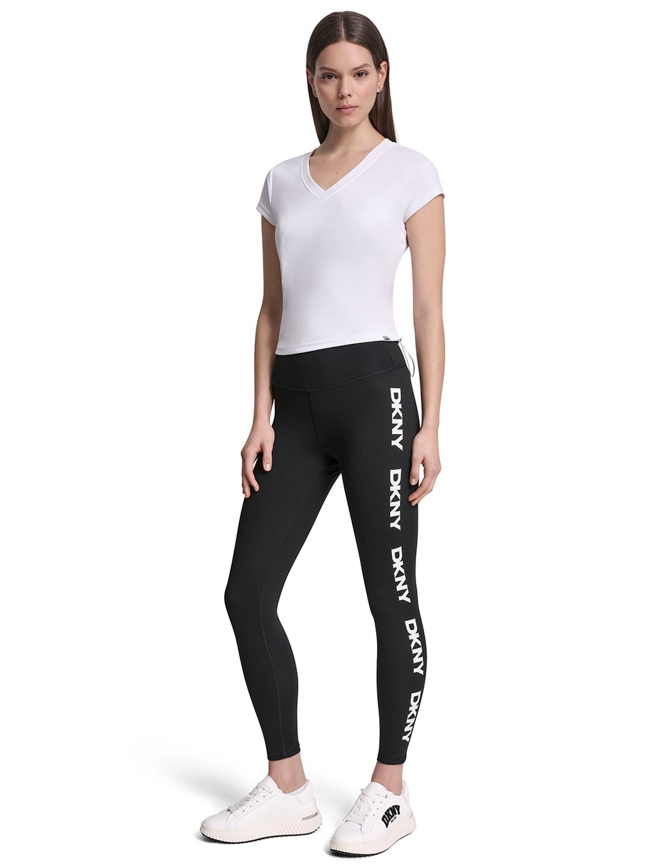 Legging Dkny ala cadera con elástico para mujer
