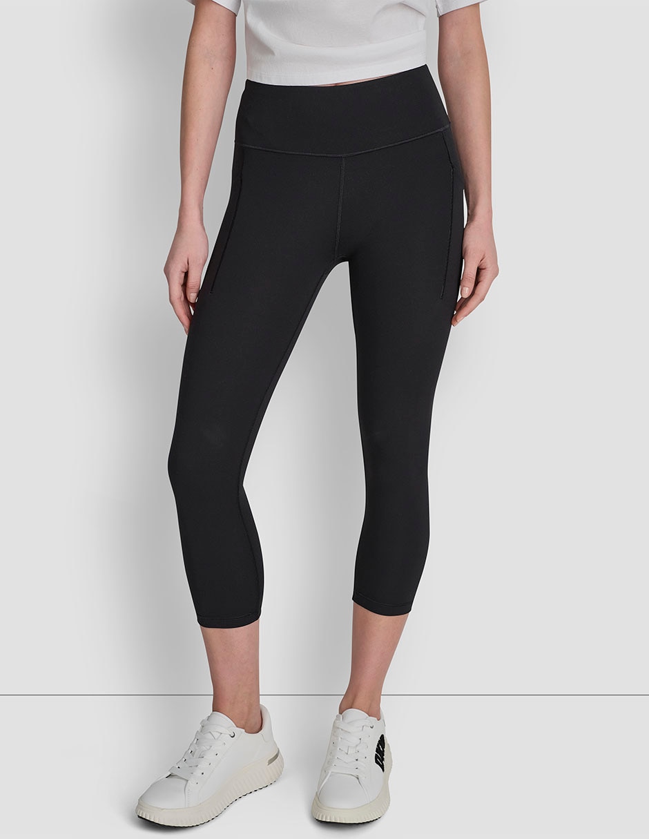 Legging Dkny a la cintura con pretina para mujer