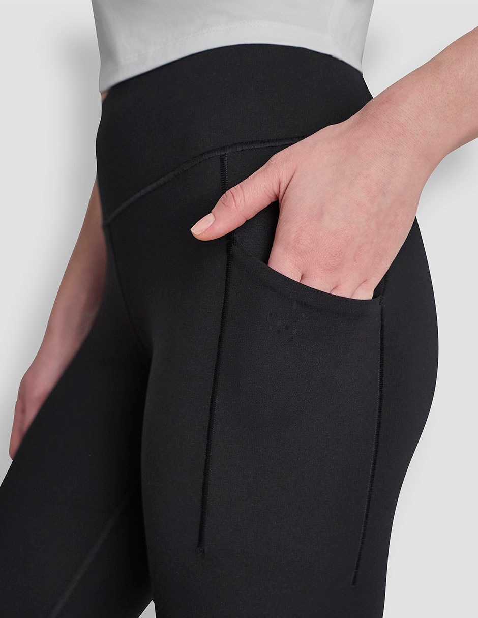 Legging Dkny a la cintura con pretina para mujer