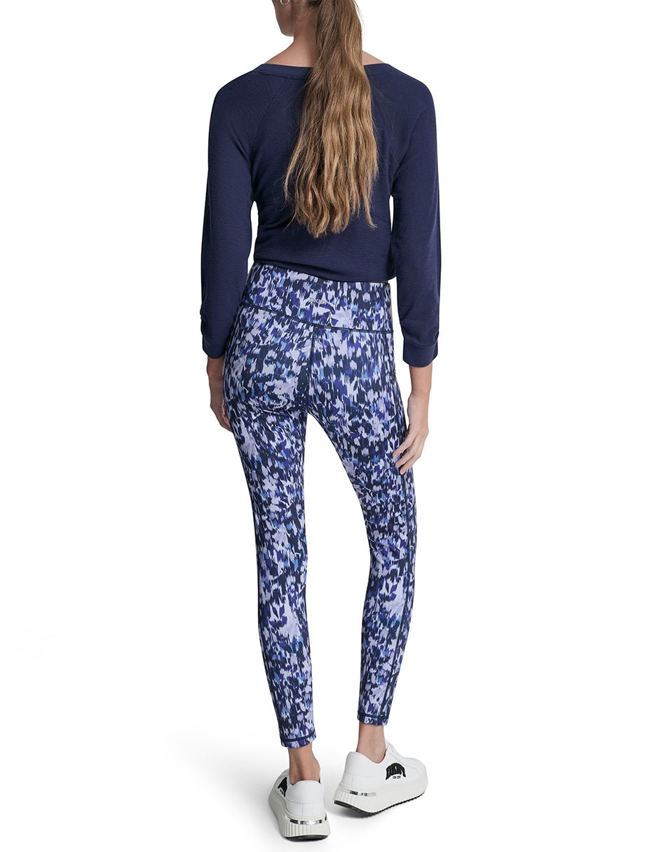 Legging dkny a la cintura con elástico para mujer