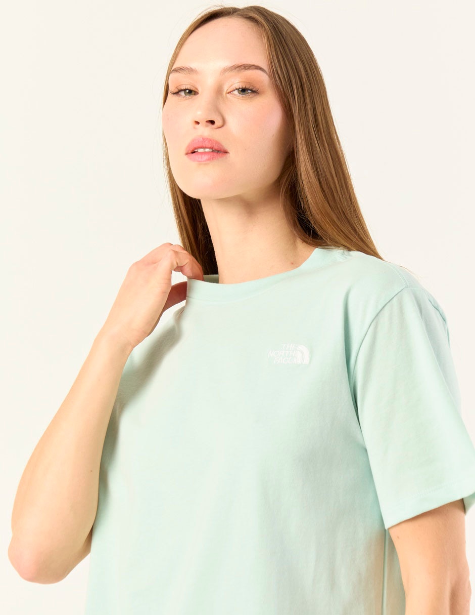Playera The North Face manga corta para mujer