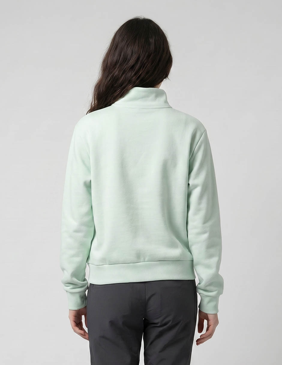 Sudadera con sin capucha w evolution simple dome regular 1/4 zip para mujer 2
