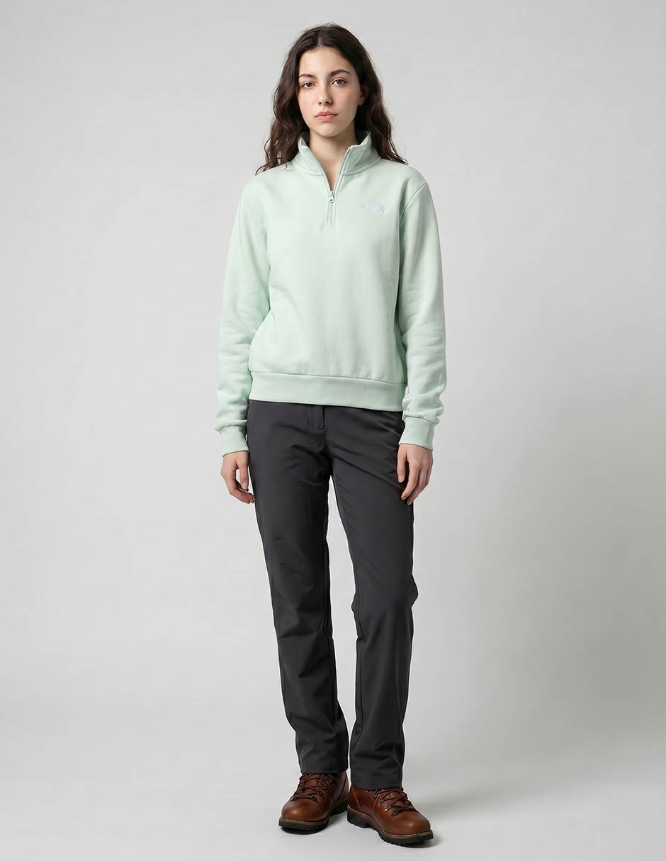 Sudadera con sin capucha w evolution simple dome regular 1/4 zip para mujer 4