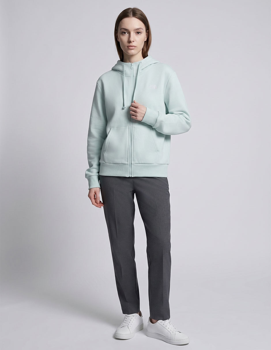 Sudadera Con Capucha Y Bolsa W Evolution Simple Dome Regular Full Zip Para Mujer