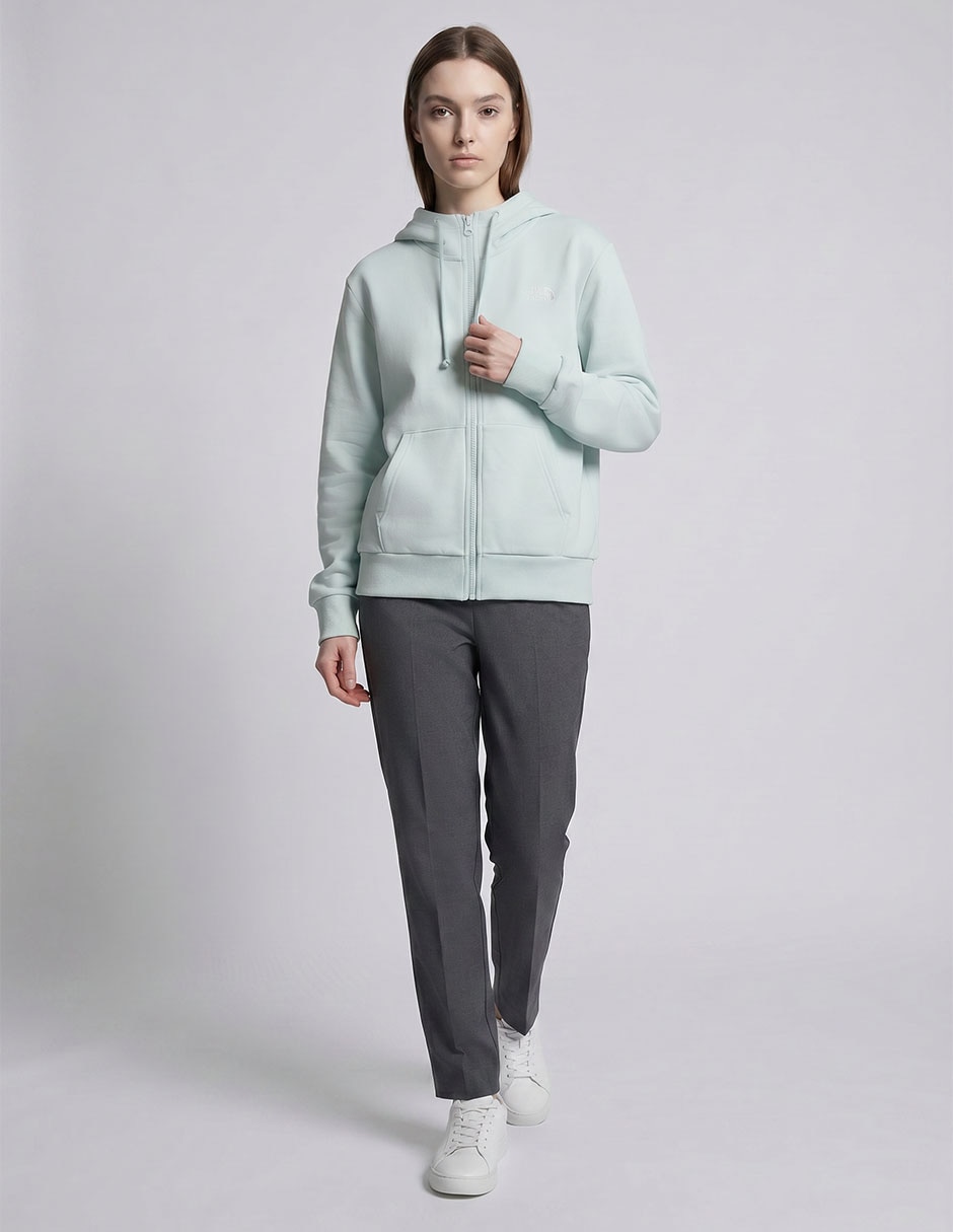 Sudadera Con Capucha Y Bolsa W Evolution Simple Dome Regular Full Zip Para Mujer 3