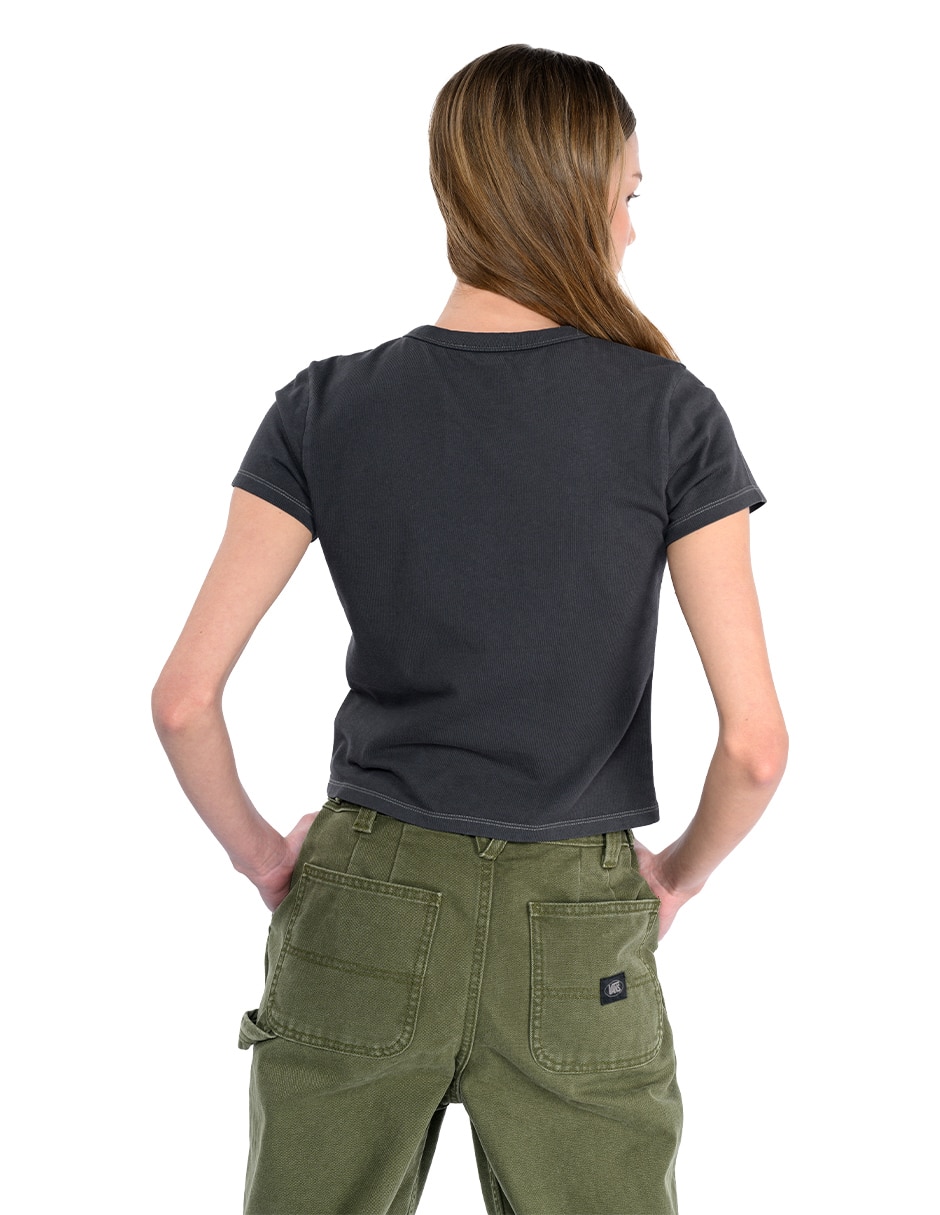 Playera manga corta Vans cuello redondo para mujer