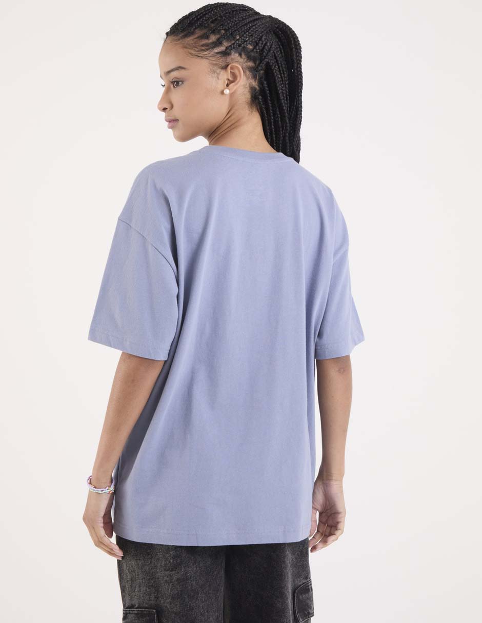 Playera manga al codo cuello redondo para mujer 11
