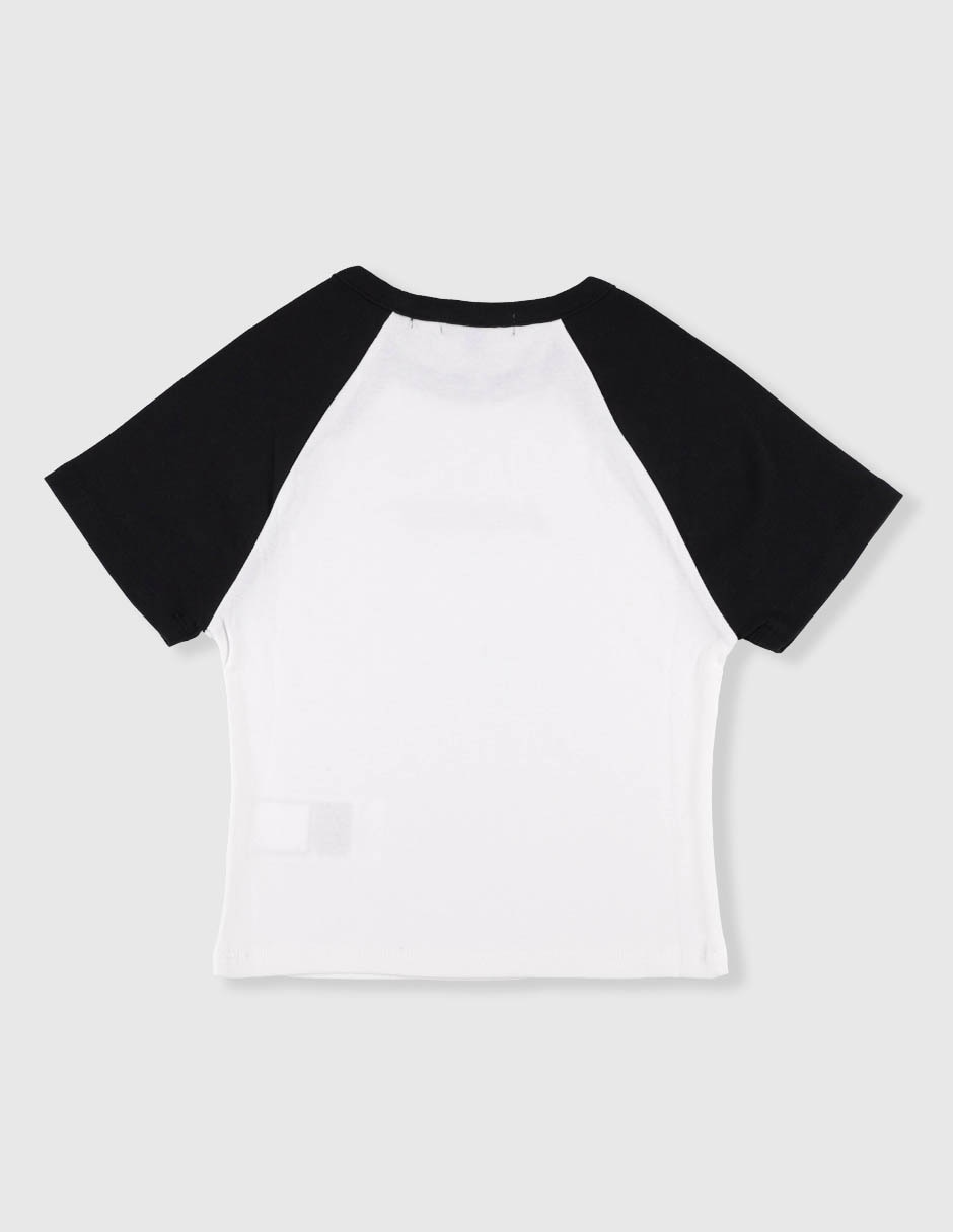 Playera manga corta cuello redondo para mujer 2