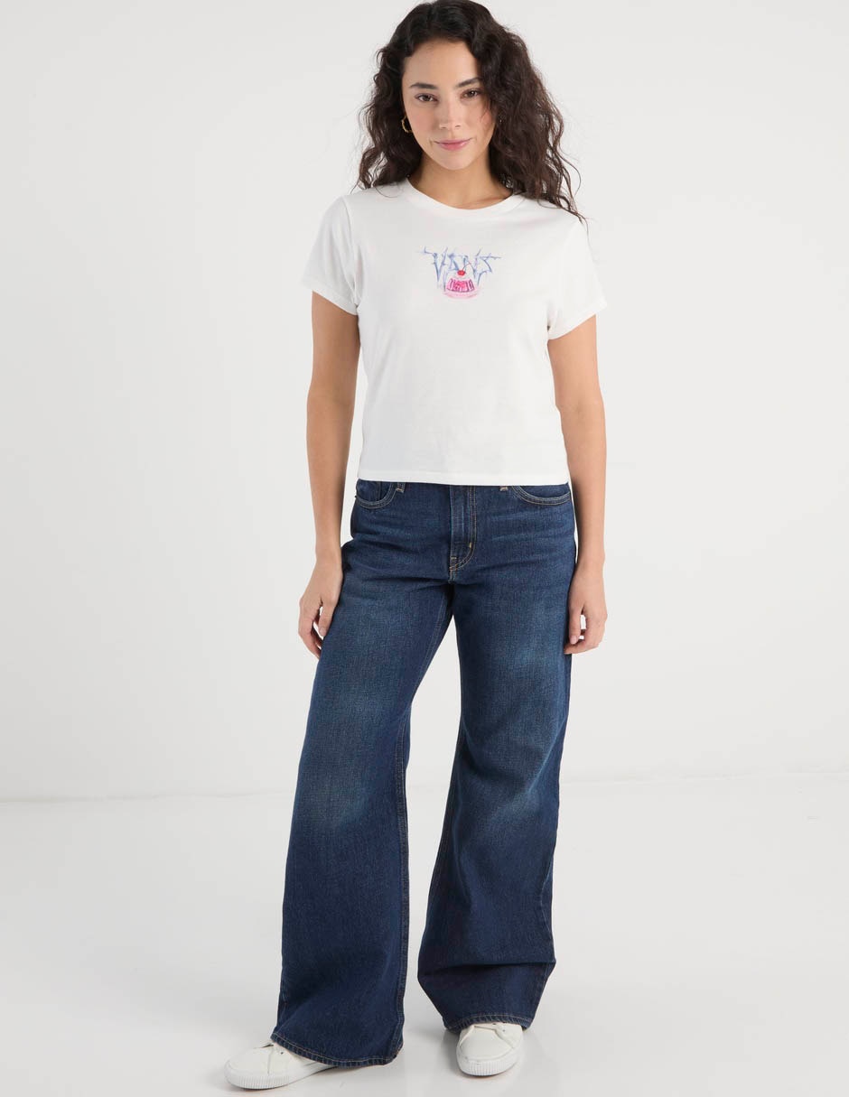 Playera manga corta cuello redondo para mujer 8