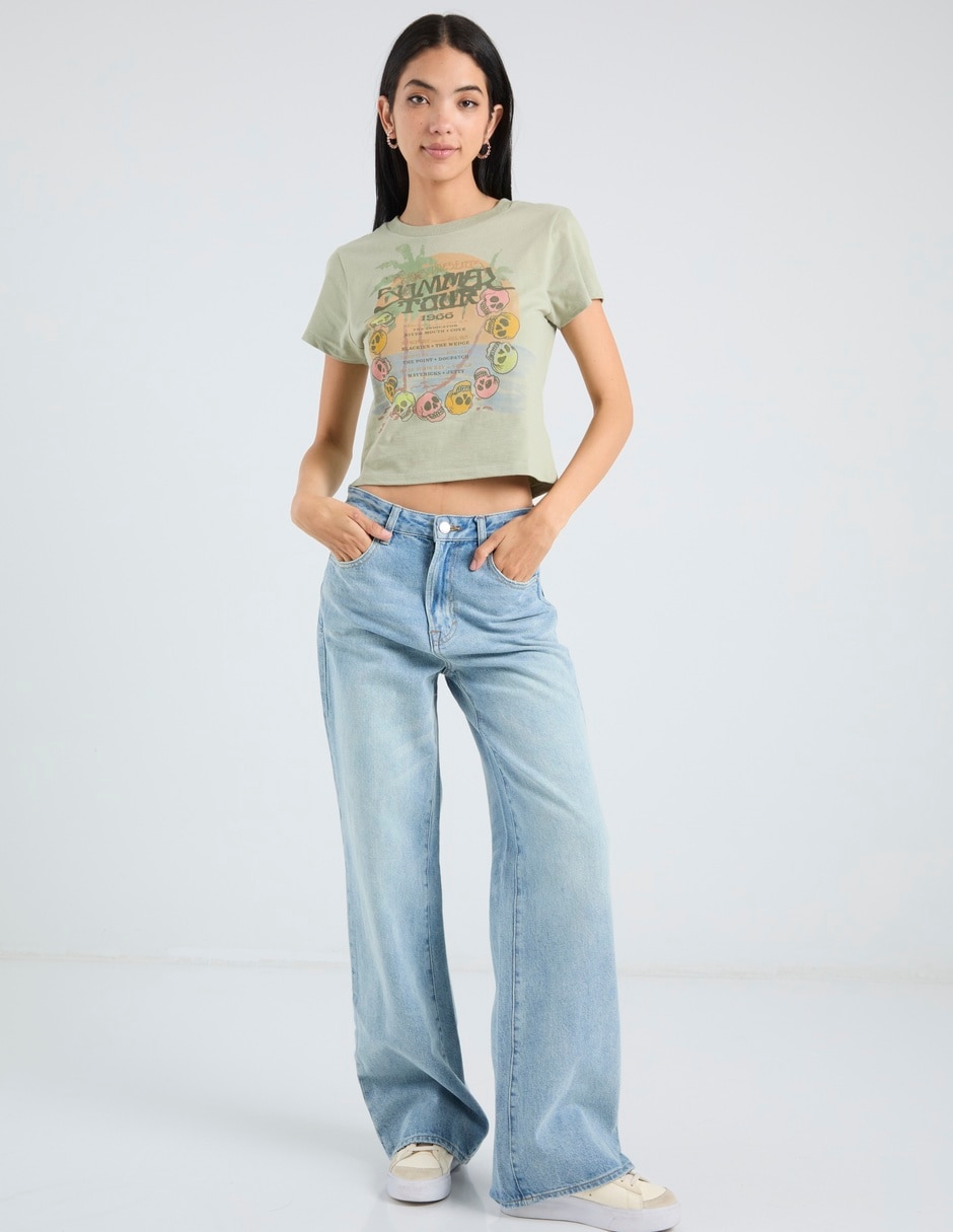 Playera Vans manga corta para mujer