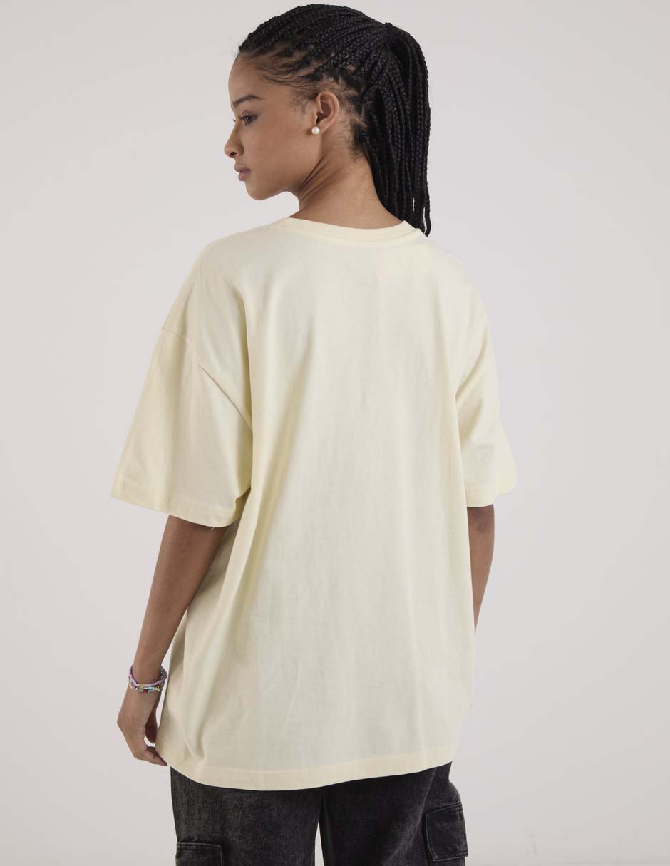 Playera manga al codo cuello redondo para mujer 11