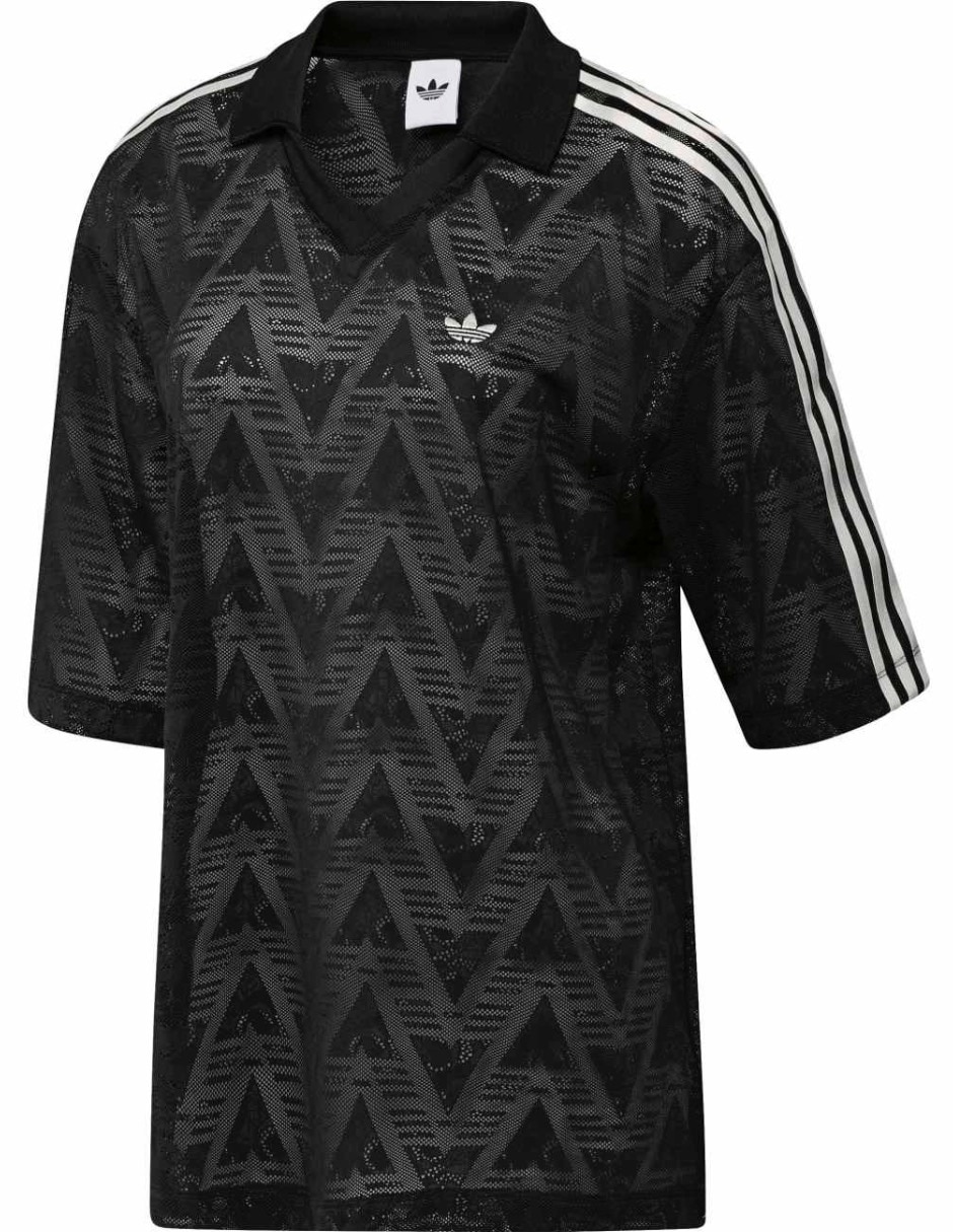 Playera manga al codo cuello v para mujer 3