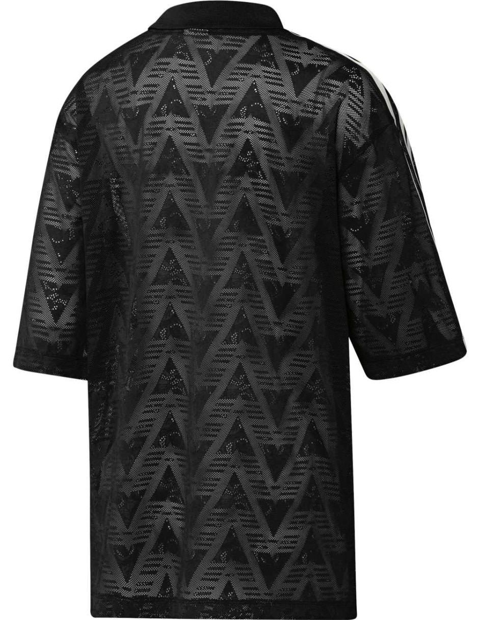 Playera manga al codo cuello v para mujer 4