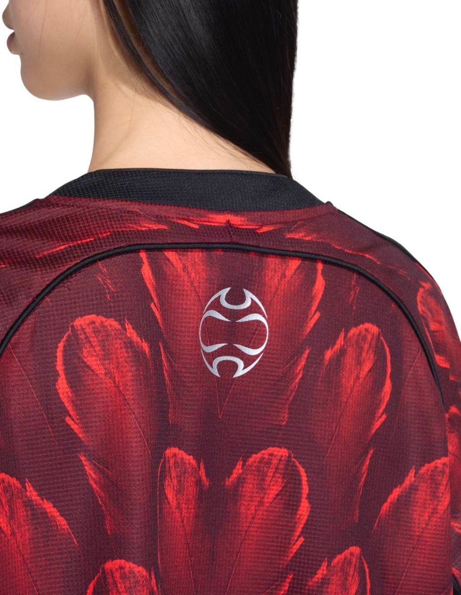 Playera manga al codo Adidas Originals cuello redondo para mujer
