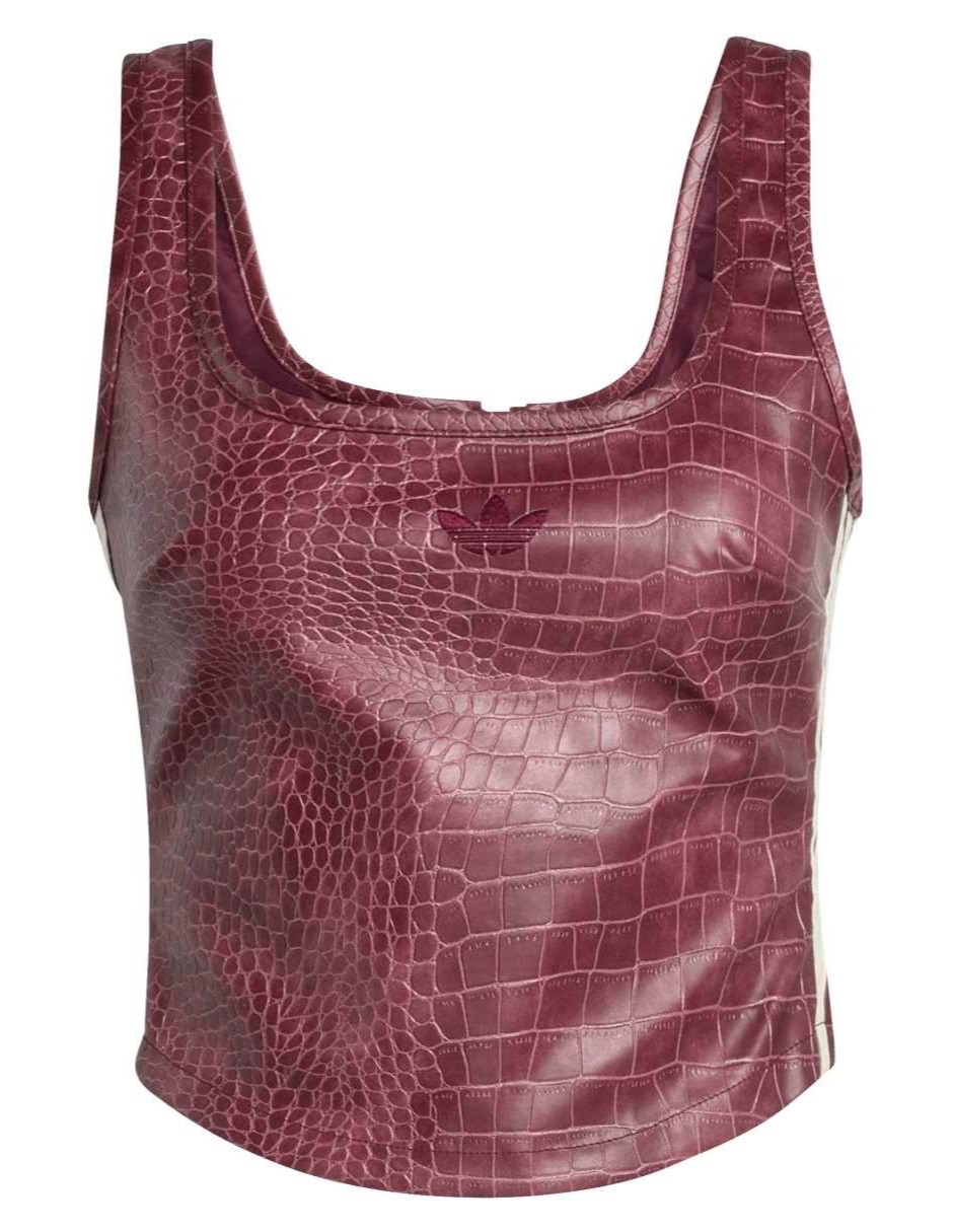 Playera sin manga cuello cuadrado para mujer 2