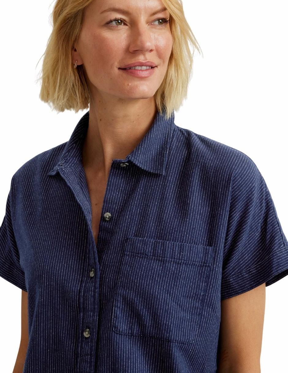 Camisa Eddie Bauer manga corta para mujer