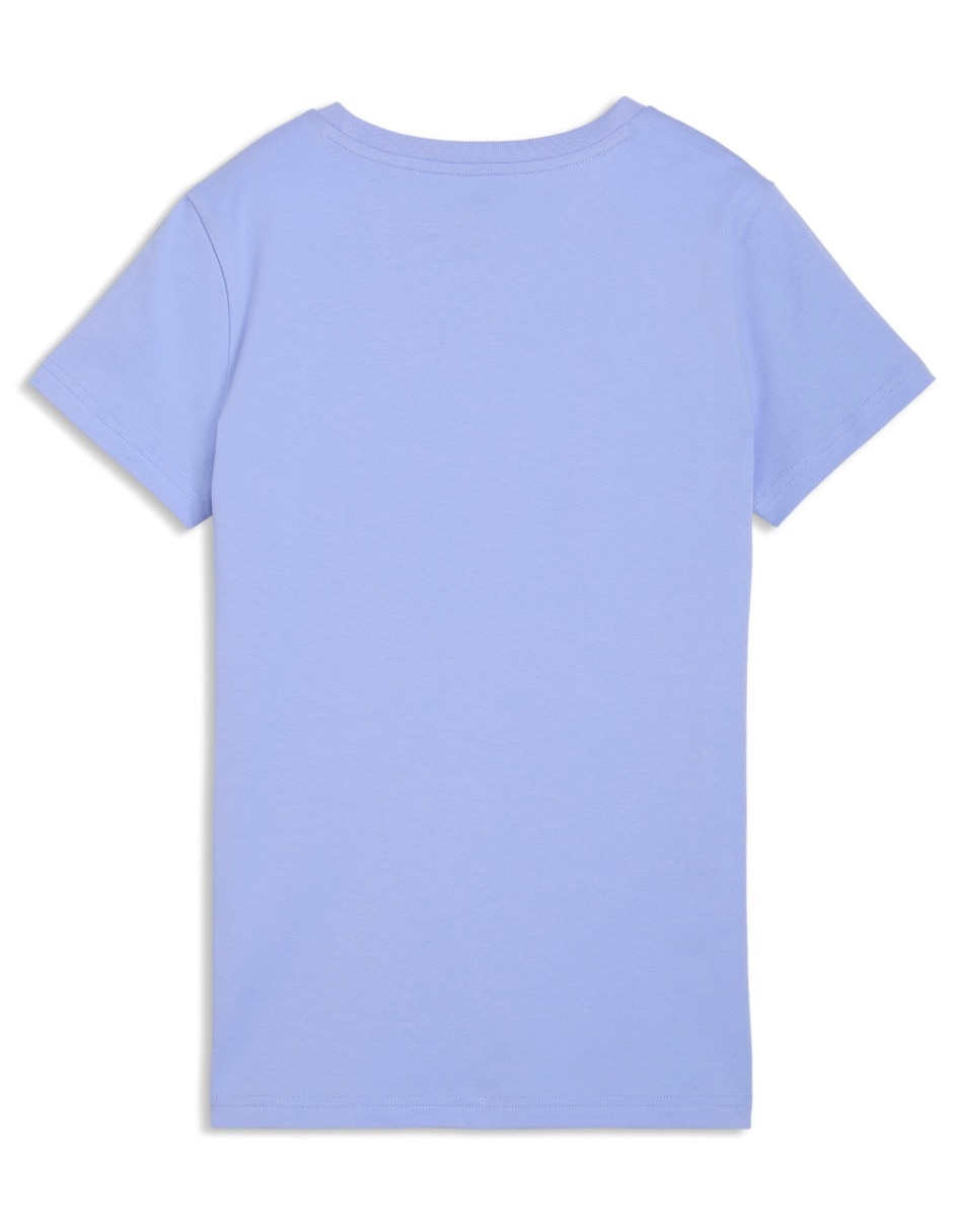 Playera manga corta Puma Ess Script cuello redondo para mujer
