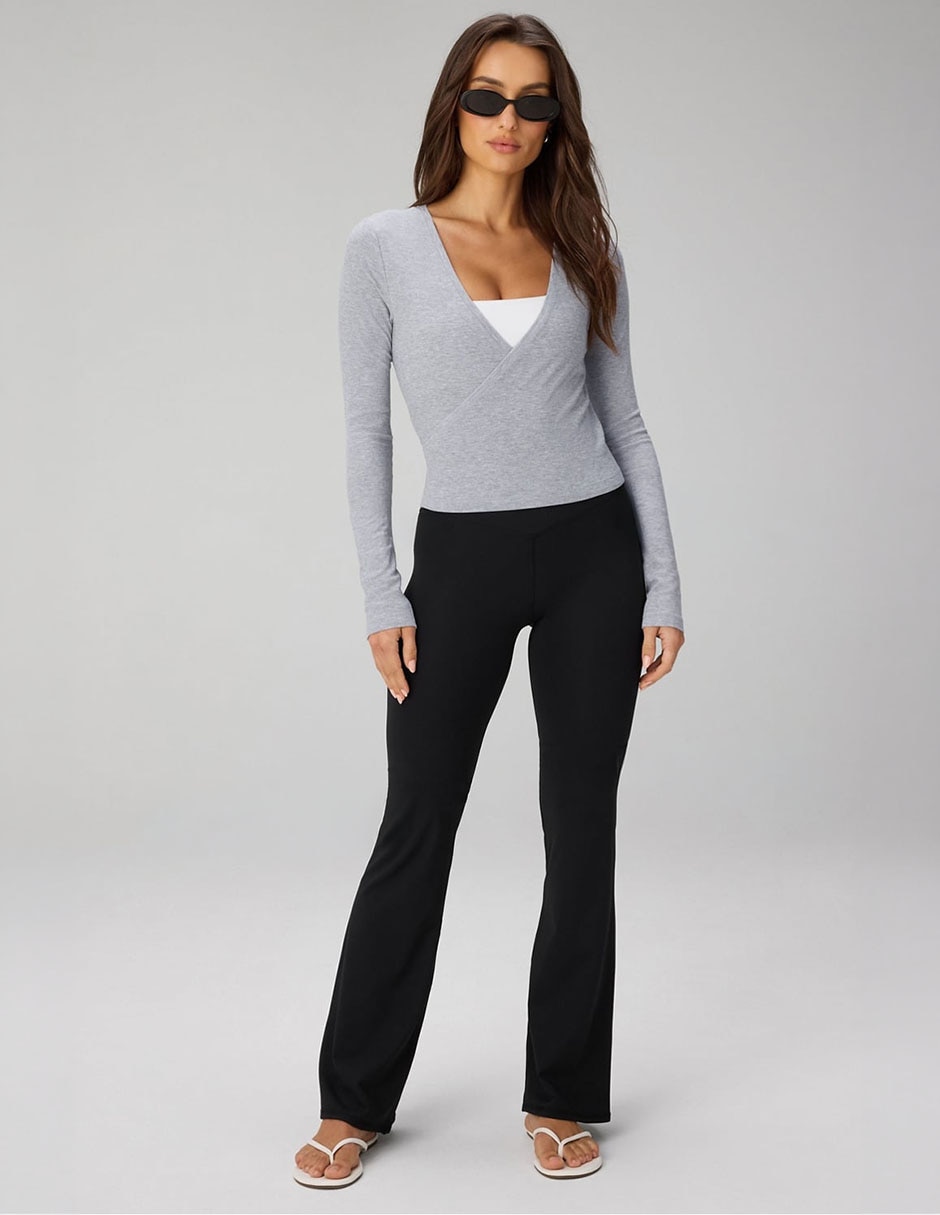 Legging a la cintura alta con elástico para mujer 4