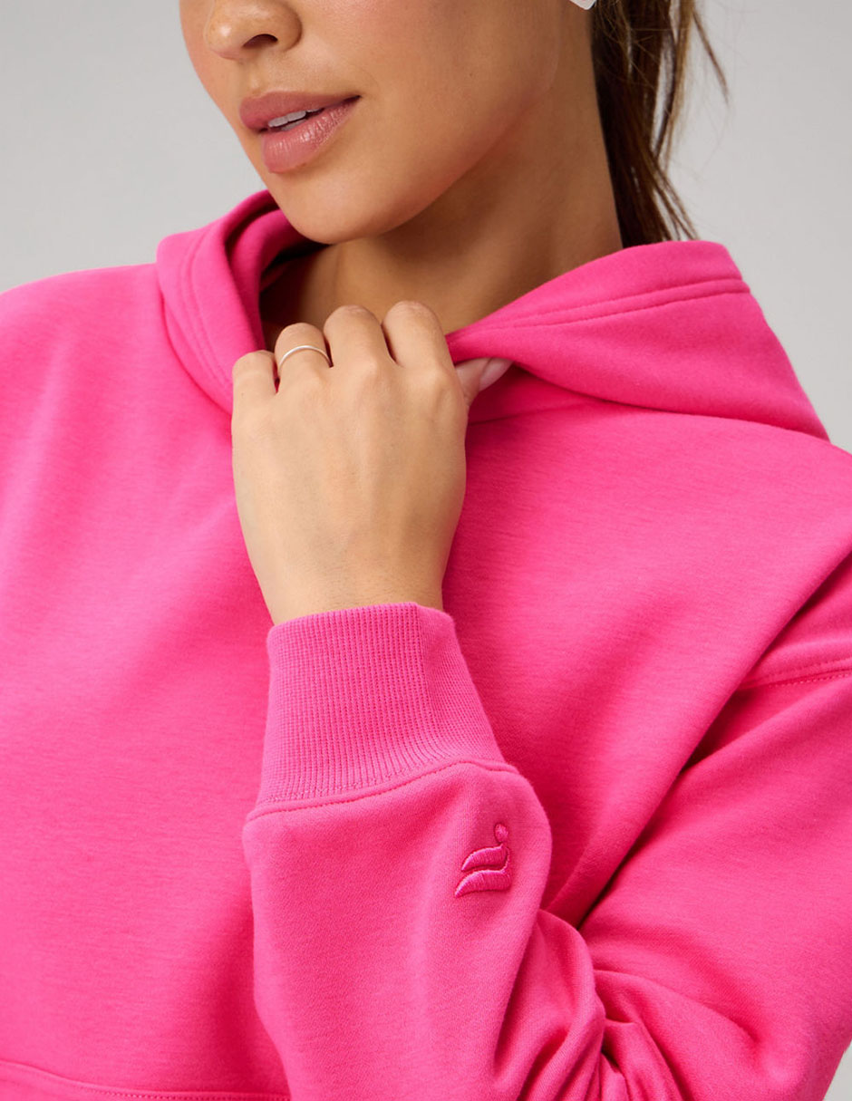 Sudadera con capucha y bolsa para mujer 5