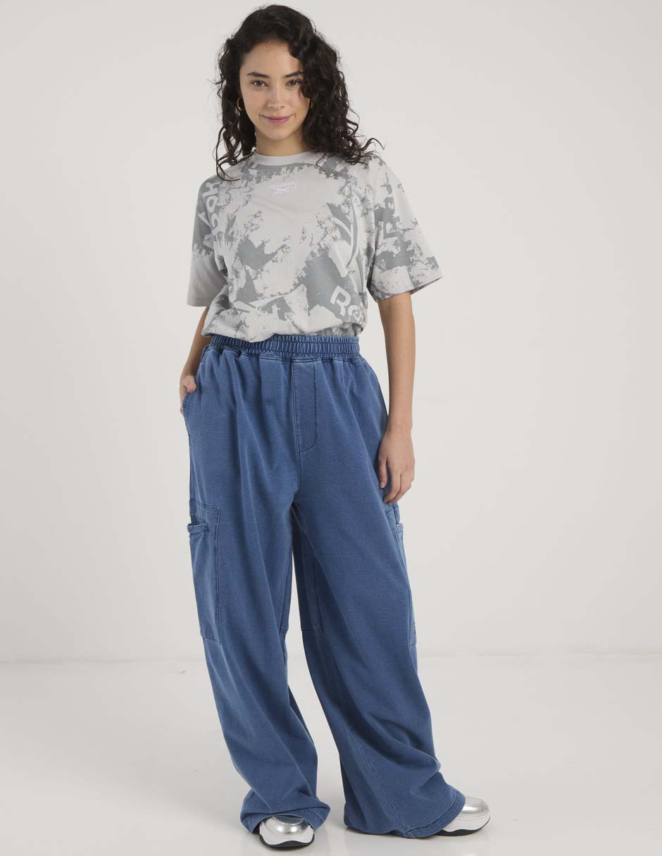 Playera manga al codo Reebok cuello redondo para mujer