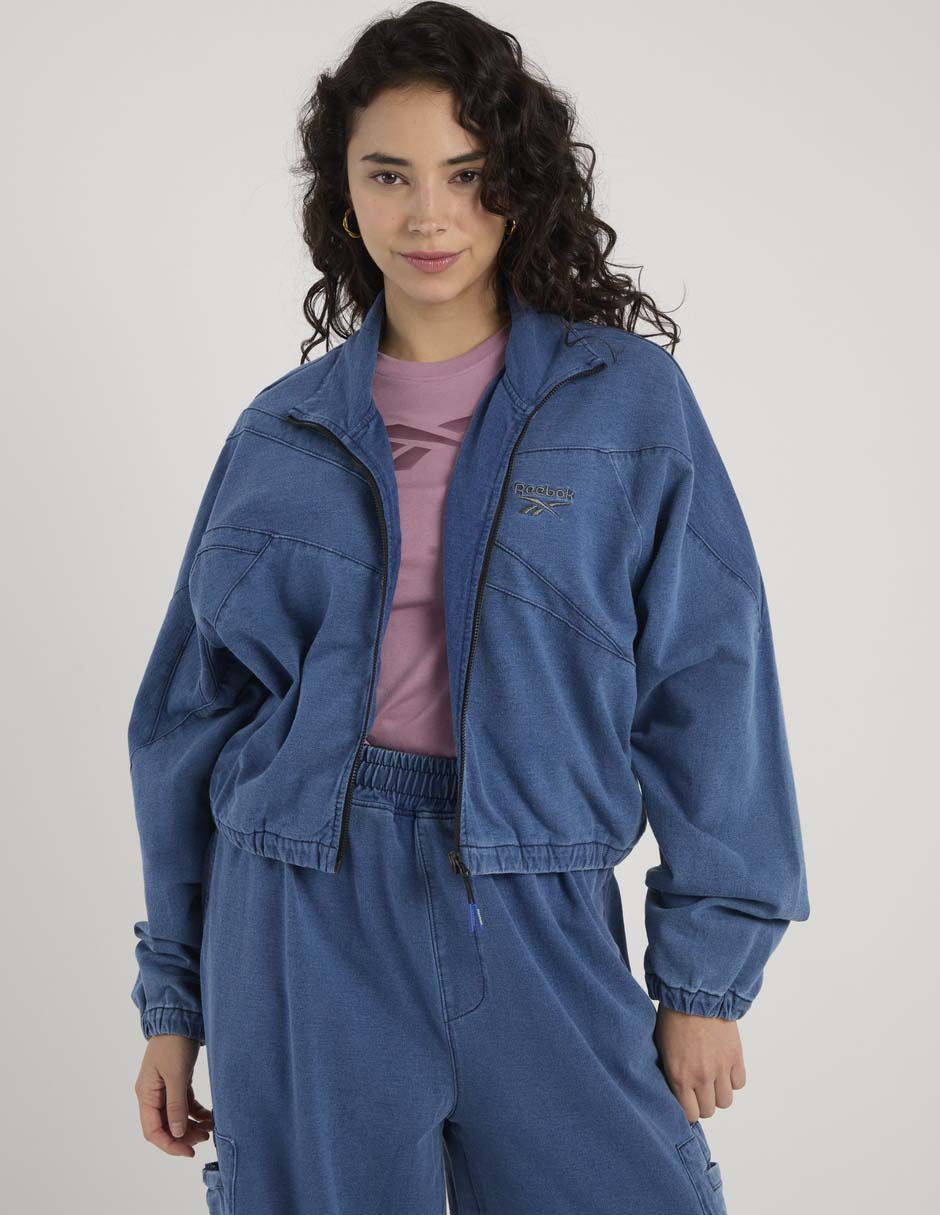 Chamarra rompevientos Reebok para mujer