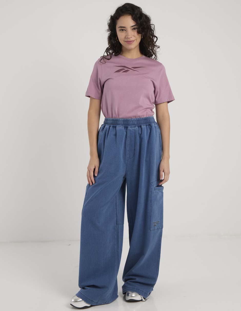 Playera manga corta Reebok cuello redondo para mujer
