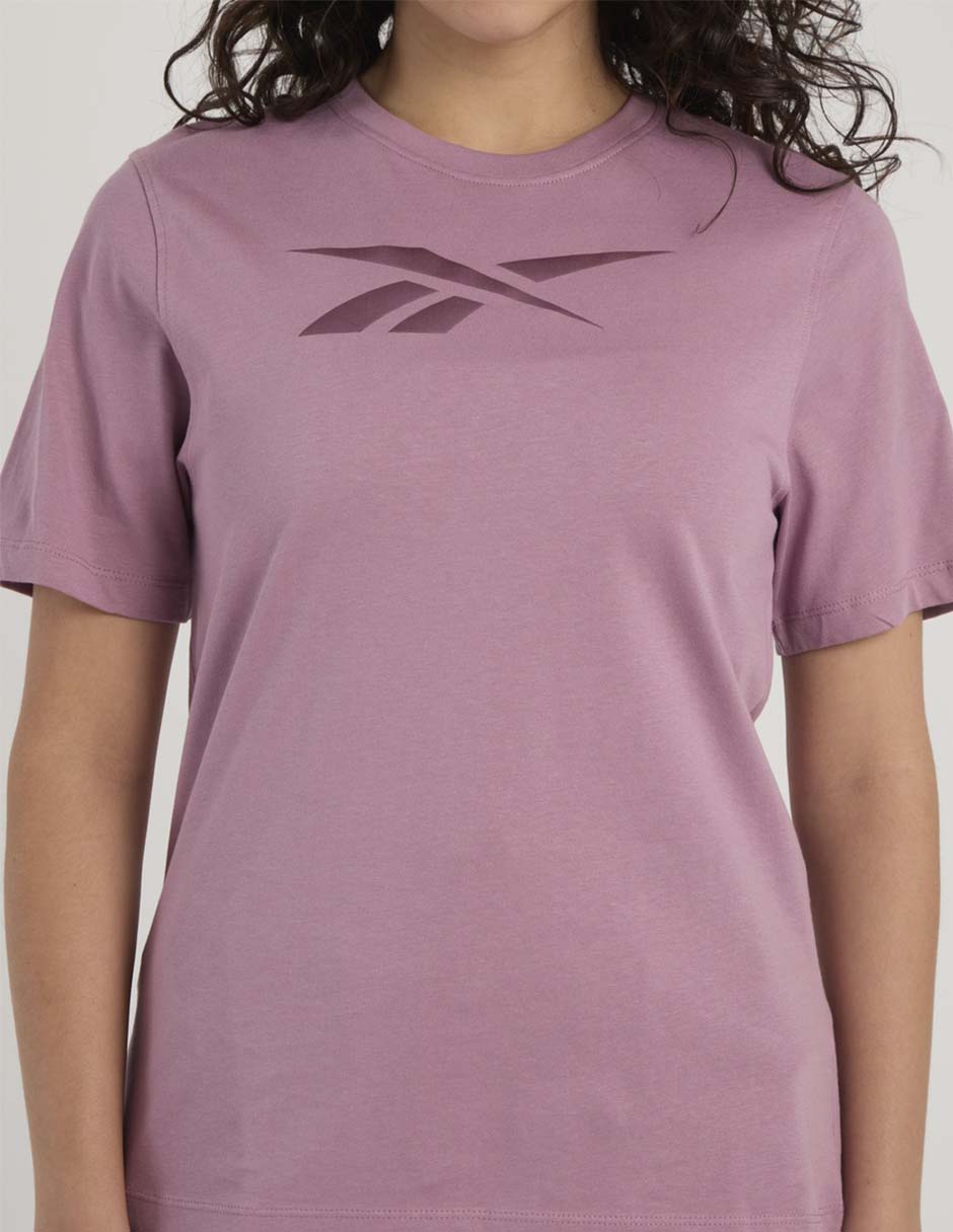 Playera manga corta Reebok cuello redondo para mujer