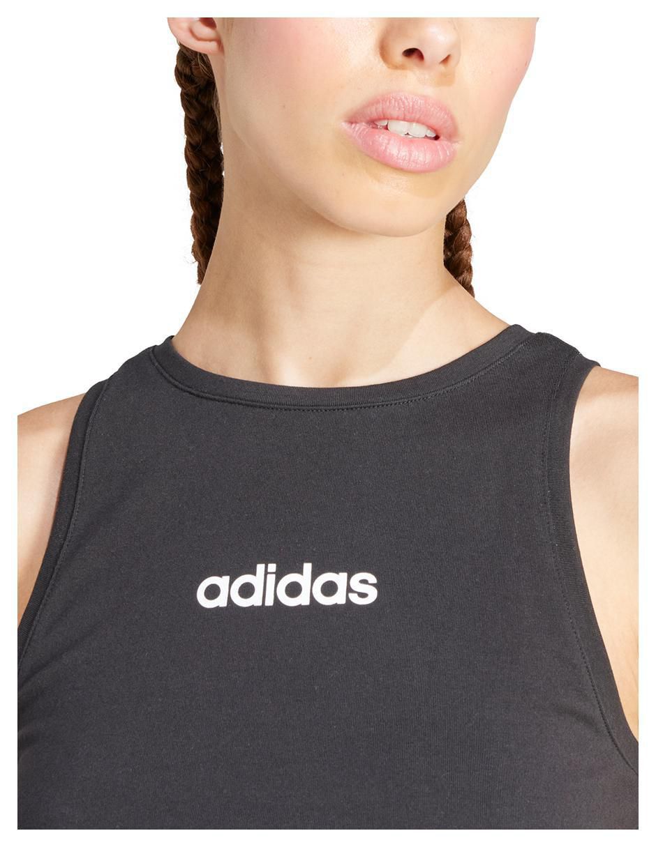 Playera tank Adidas Essentials cuello redondo para mujer