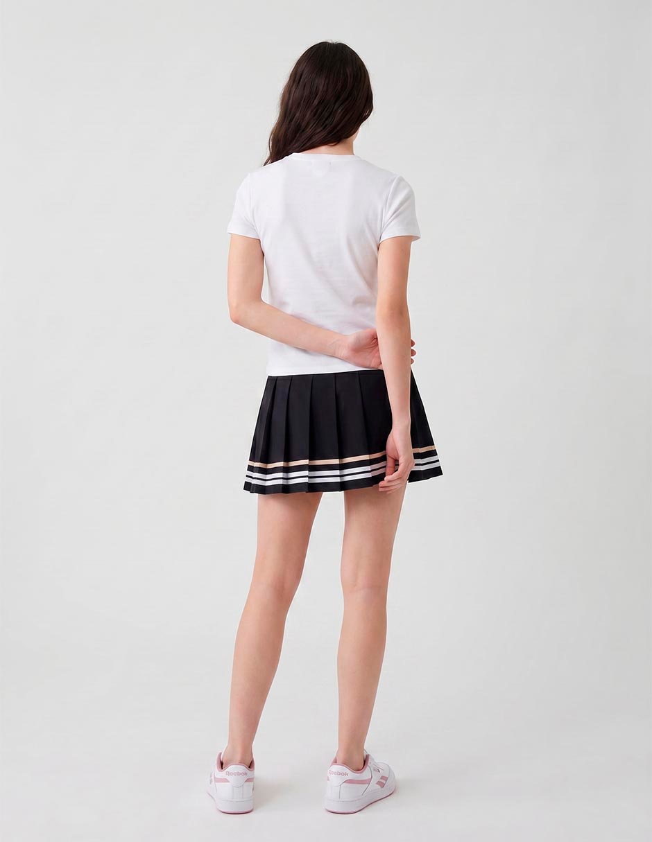 Falda corta Reebok a la cintura
