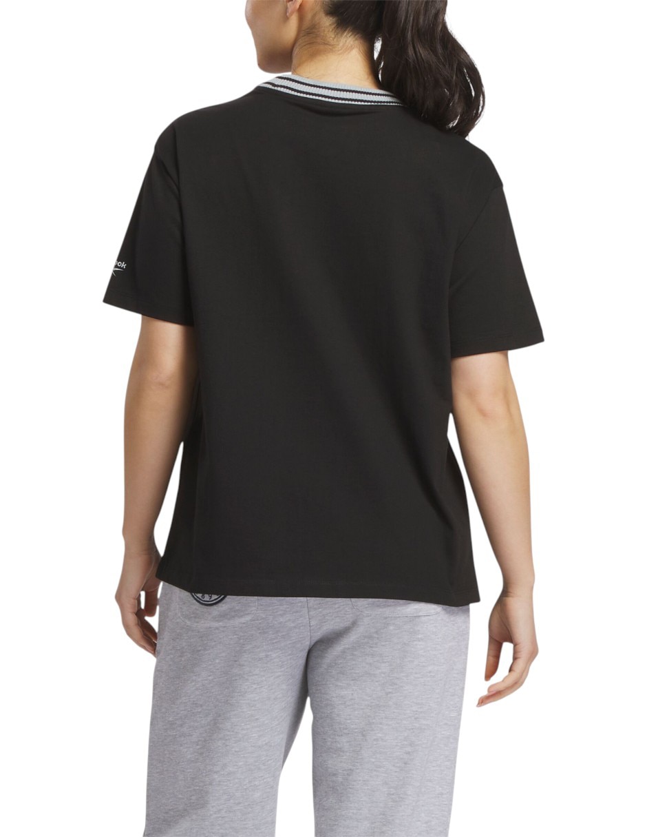 Playera "manga" corta reebok lawn club "cuello" redondo "para mujer"