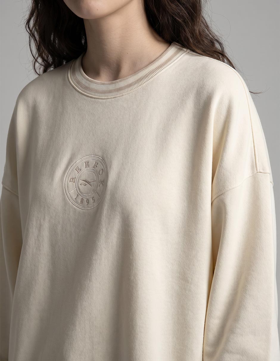 Sudadera Con Sin Capucha Reebok Sweatshirt Para Mujer