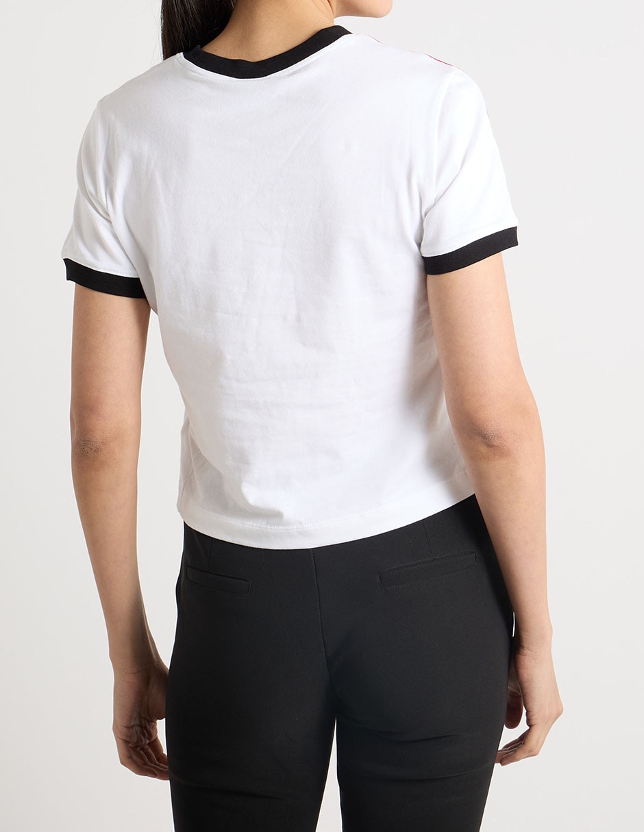 Playera manga corta champion cuello redondo para mujer