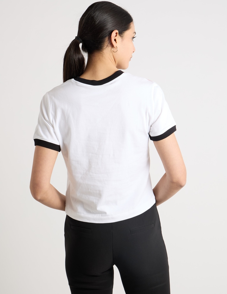 Playera manga corta champion cuello redondo para mujer